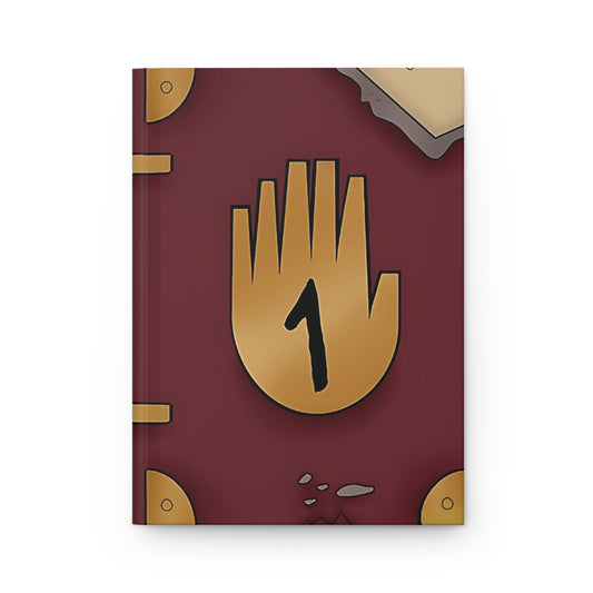 Gravity Falls Mystery Journal Replica — Dipper Hardcover Notebook (Vol. 1)