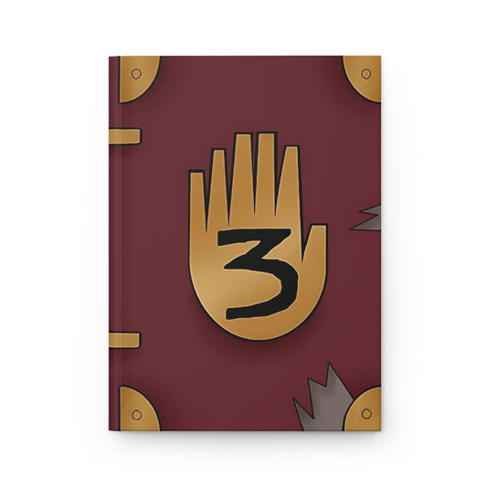 Gravity Falls Mystery Journal Replica — Dipper Hardcover Notebook (Vol. 3)