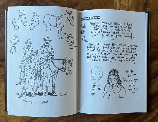 TLOU Journal Book Replica Hardcover — 48 Page Hardcover Collectible