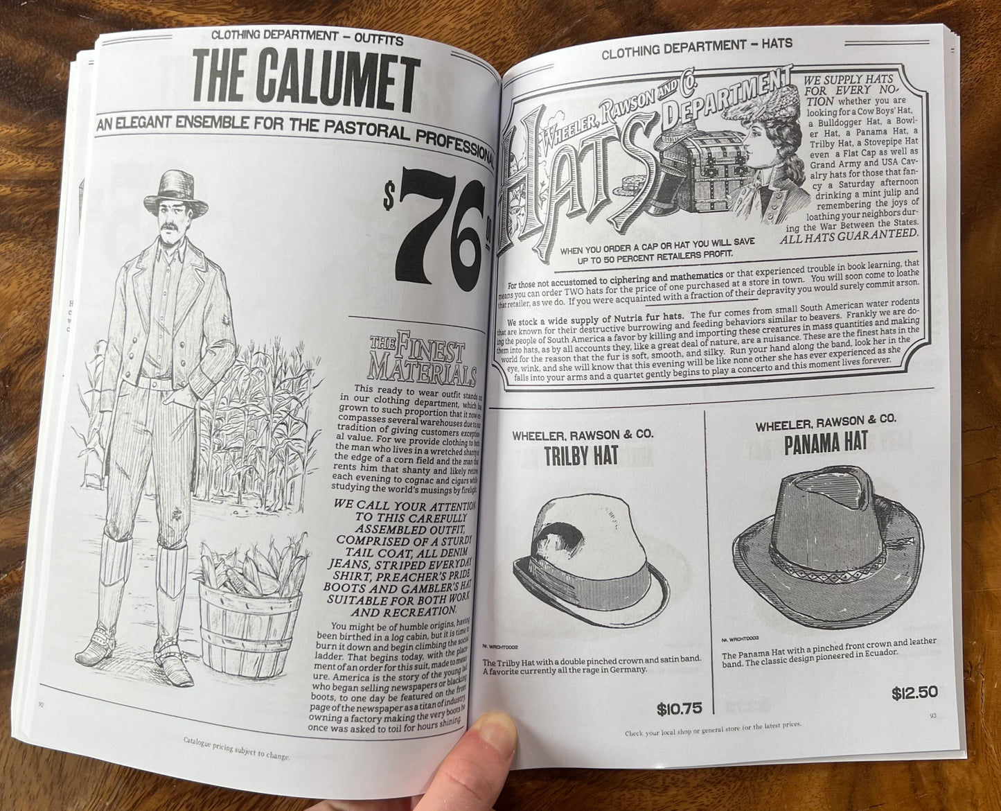RDR2 Wheeler, Rawson & Co. Catalog Replica —128 Page Collector Edition