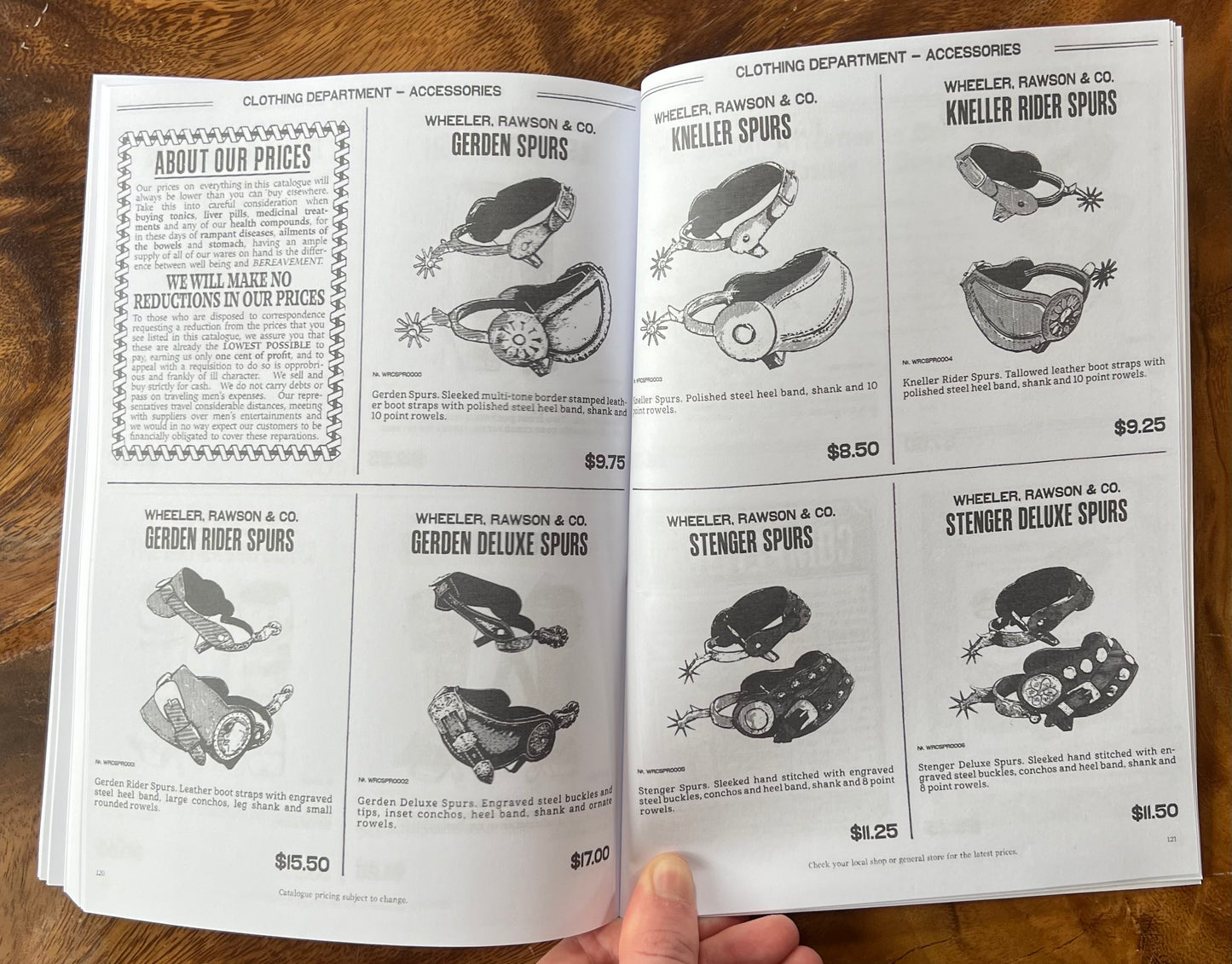 RDR2 Wheeler, Rawson & Co. Catalog Replica —128 Page Collector Edition