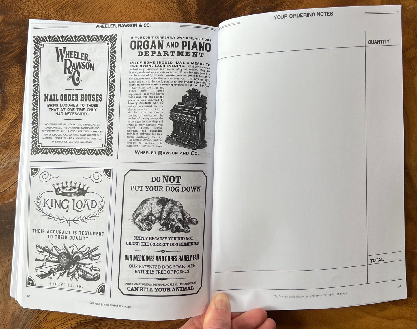 RDR2 Wheeler, Rawson & Co. Catalog Replica —128 Page Collector Edition