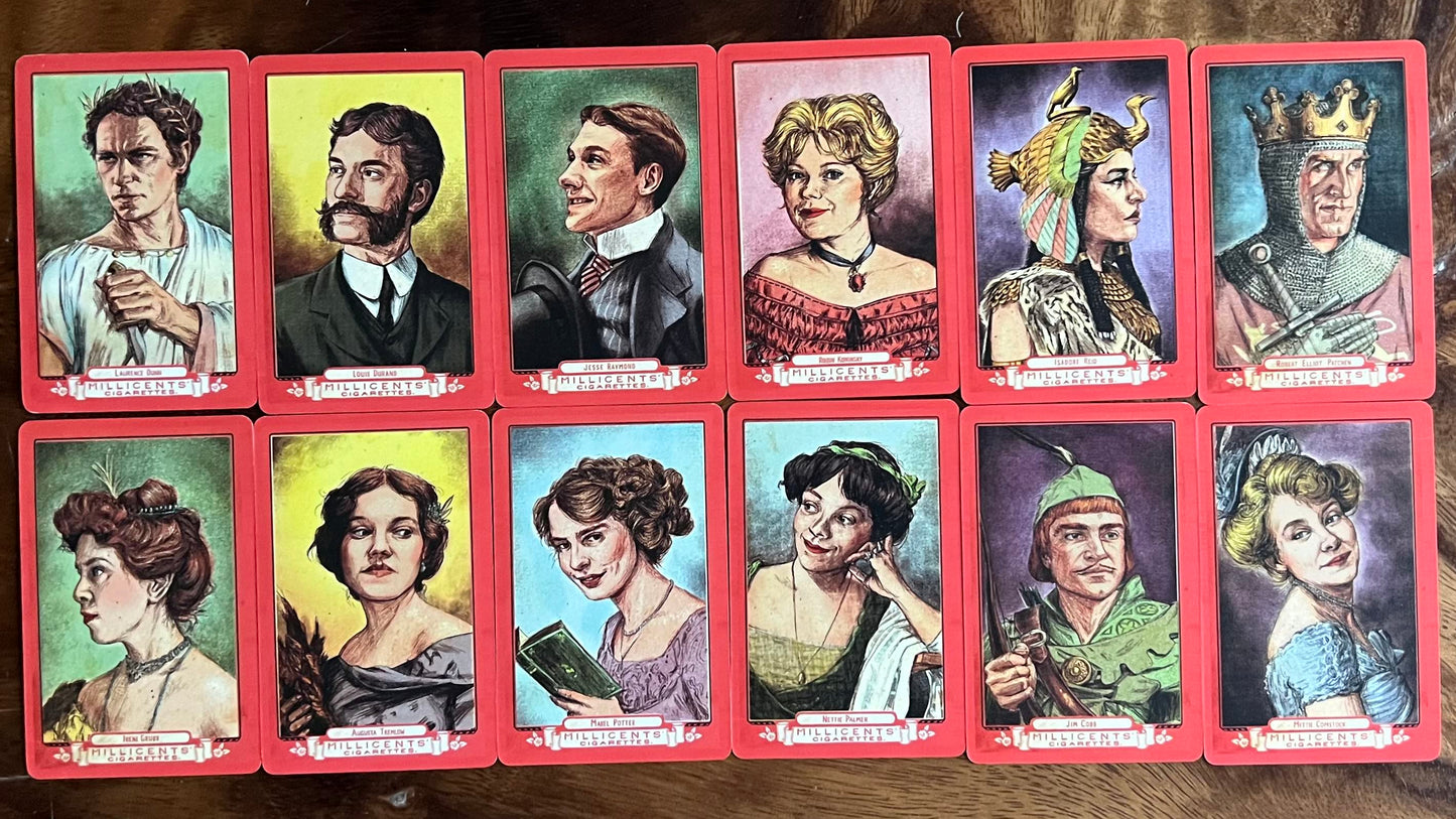 RDR2 Collectible Cigarette Card Set Replica— Complete 144 Card Series