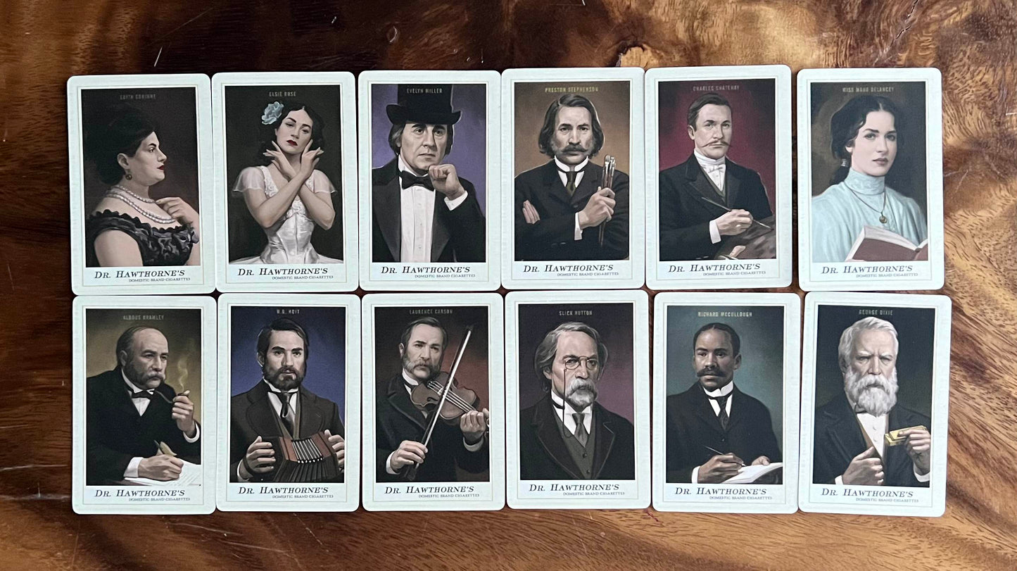 RDR2 Collectible Cigarette Card Set Replica— Complete 144 Card Series
