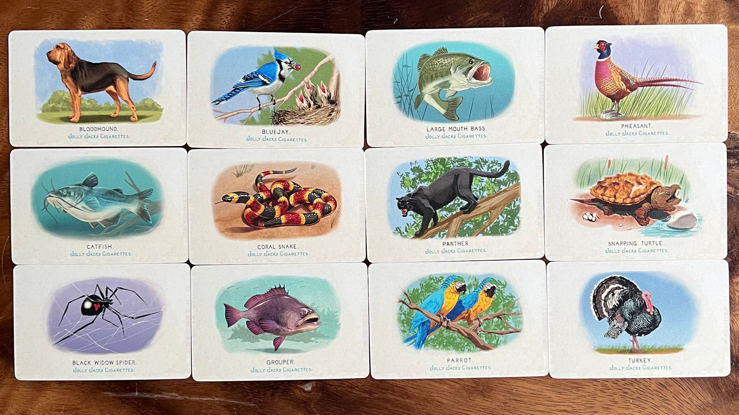 RDR2 Collectible Cigarette Card Set Replica— Complete 144 Card Series